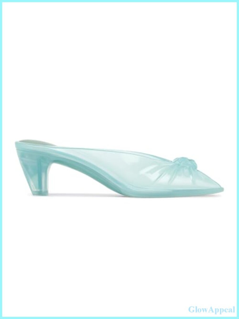 Jelly Mule Kitten Heel Sandals - Picture 5 of 6